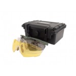 Очки защитные стрелковые PMX Solid GG-9000STRX KIT ANTI-FOG Прозрачные 96% Жёлтые 89% Серые 23%